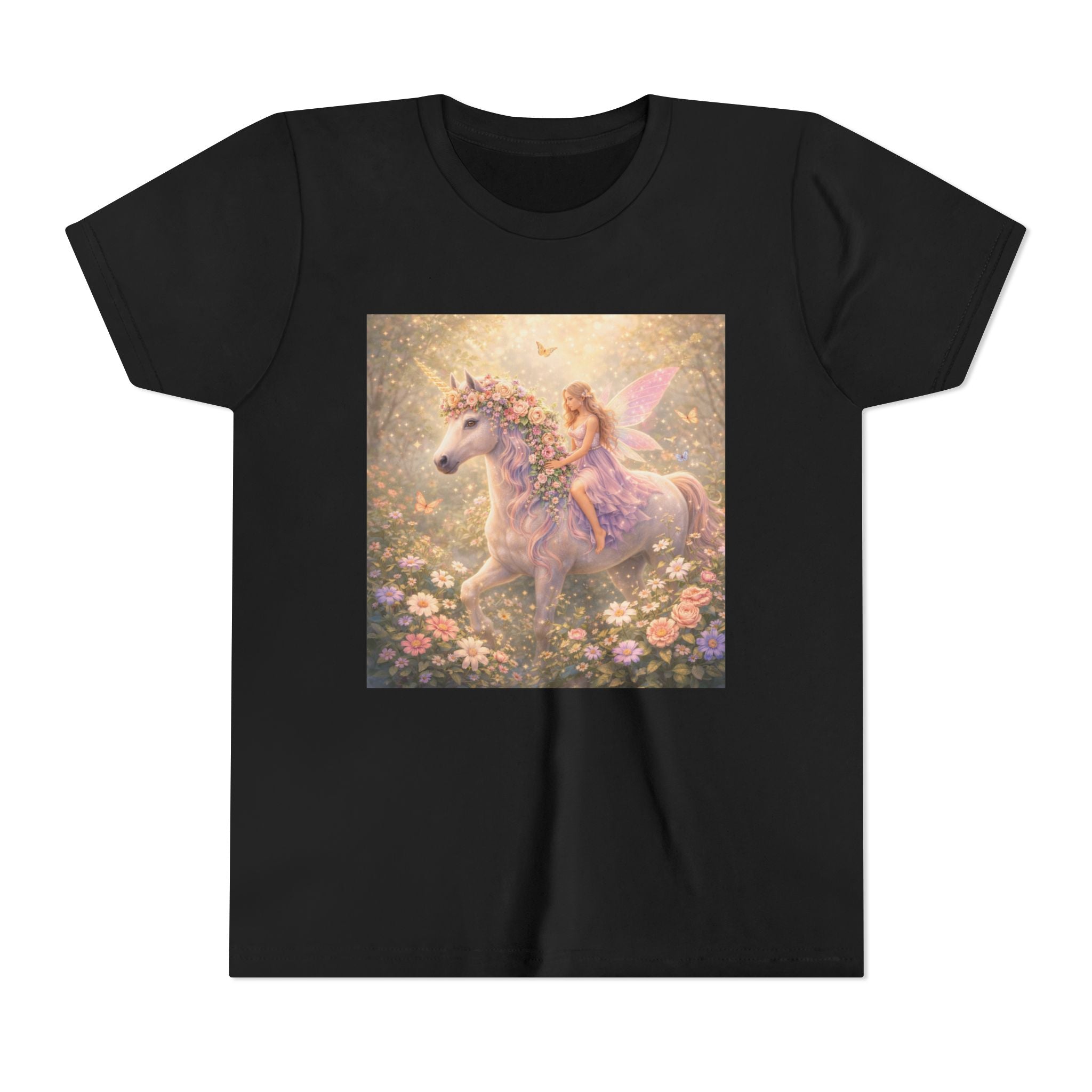 Youth Tee — Magical Unicorn Fairy Ride Kids T‑Shirt