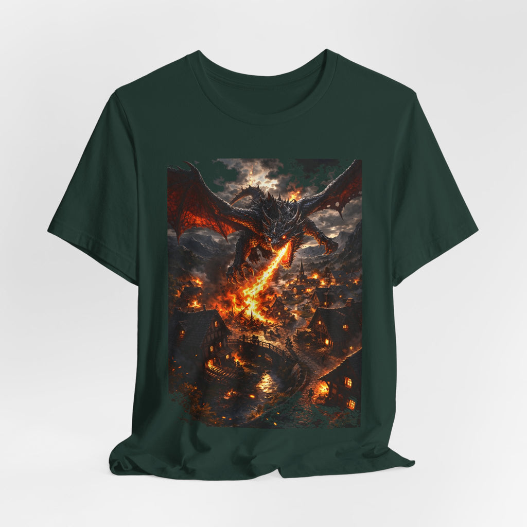Dragon Fire T‑Shirt — Epic Fire‑Breathing Dragon Graphic Tee
