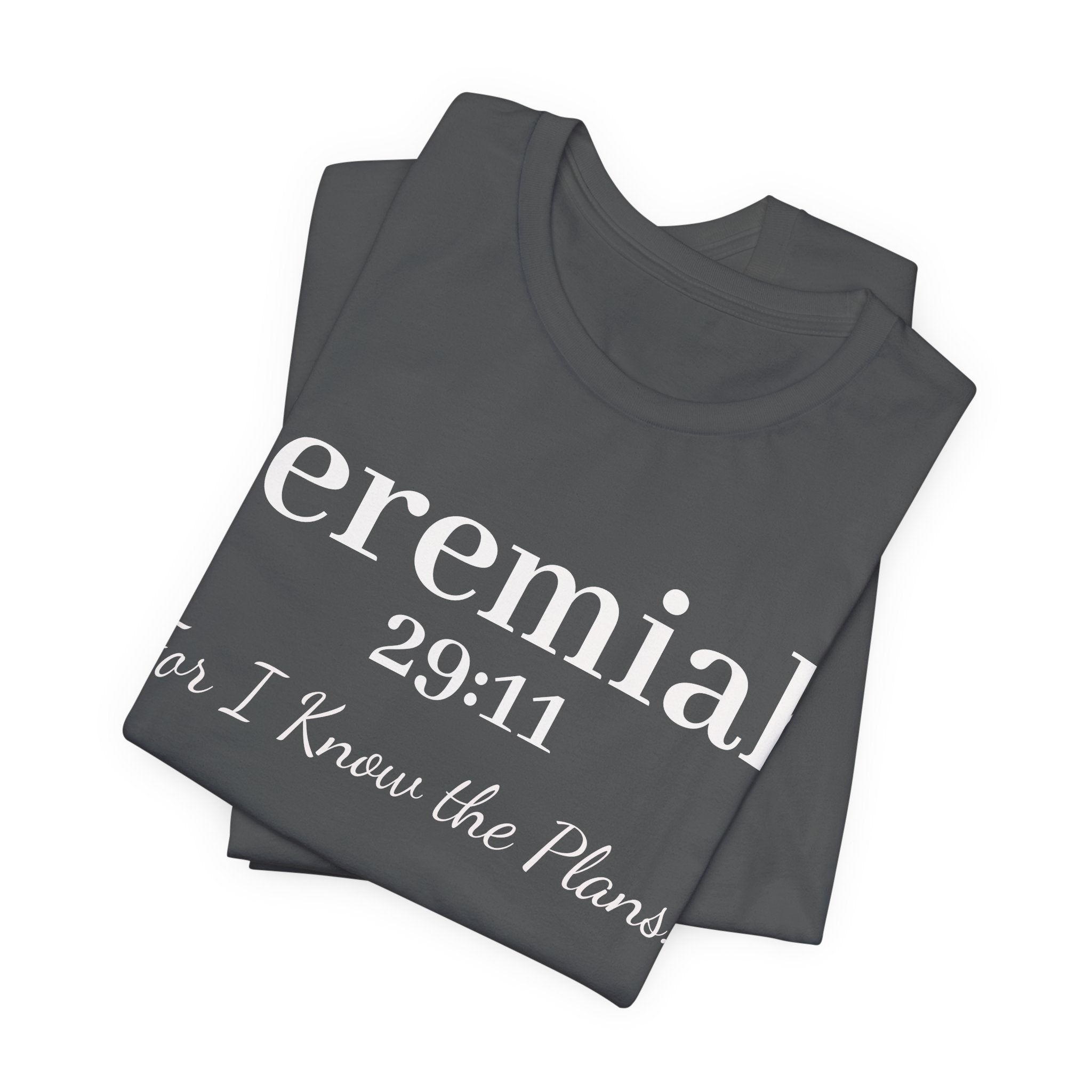 Jeremiah 29:11 Inspirational Bible Verse T‑Shirt — Faith Christian Tee