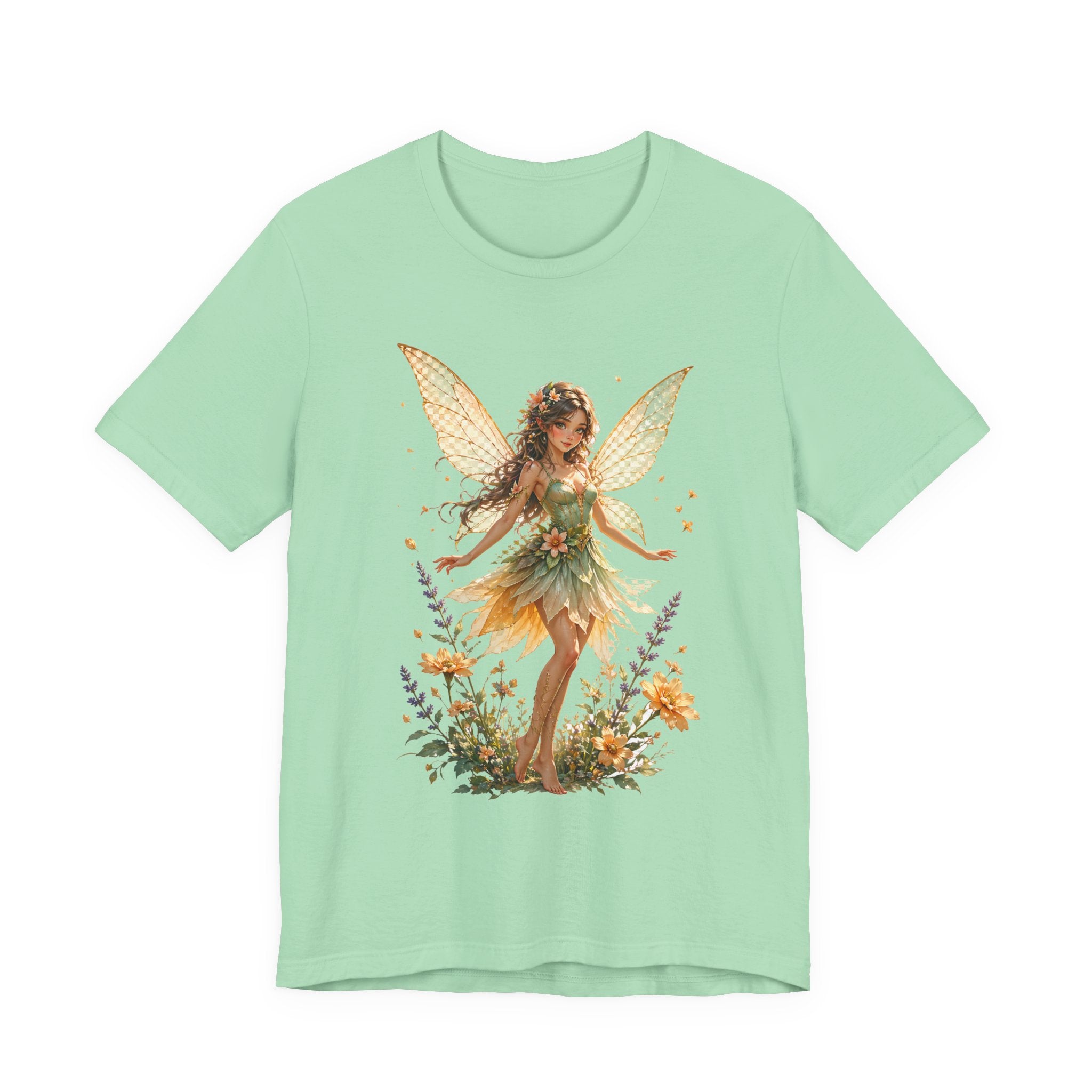 Fairy Garden T-Shirt — Vintage Floral Fairy Illustration Tee