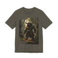 Minotaur Forest Warrior T-Shirt — Mythic Fantasy Creature Graphic Tee