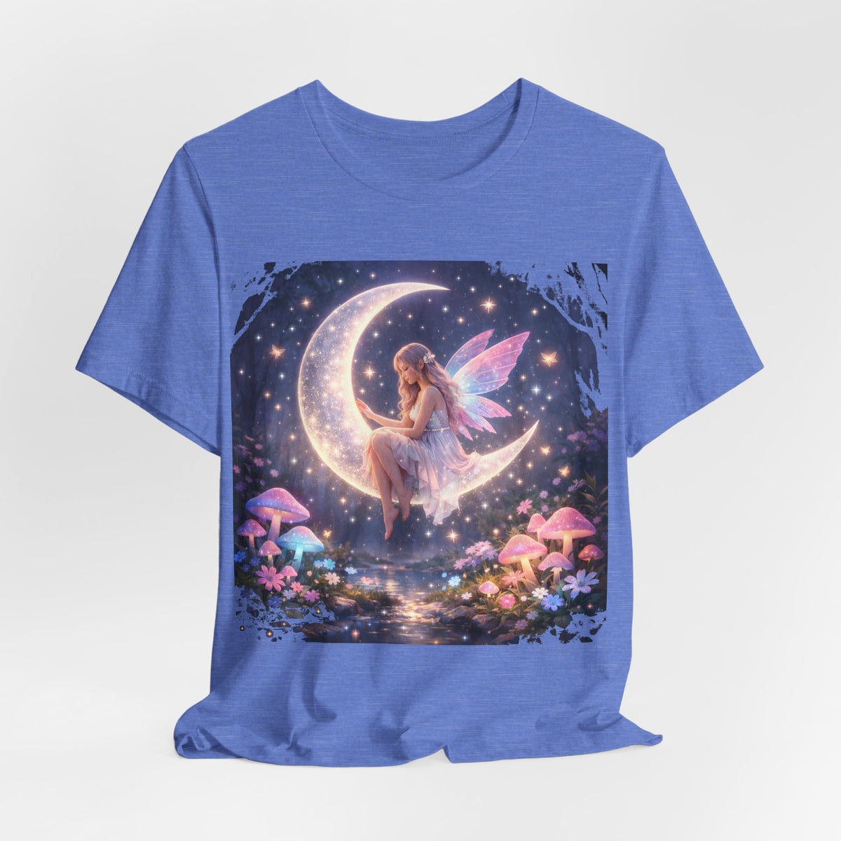 Fairy on the Moon T-Shirt — Magical Night Garden Fairy Tee