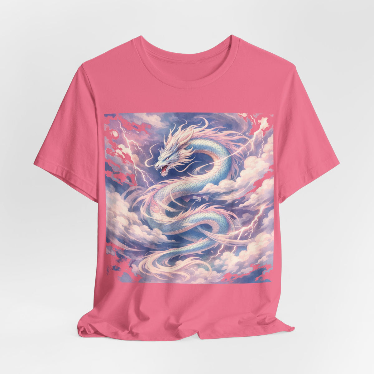 Pastel Sky Dragon T-Shirt — Ethereal Dragon Graphic Tee
