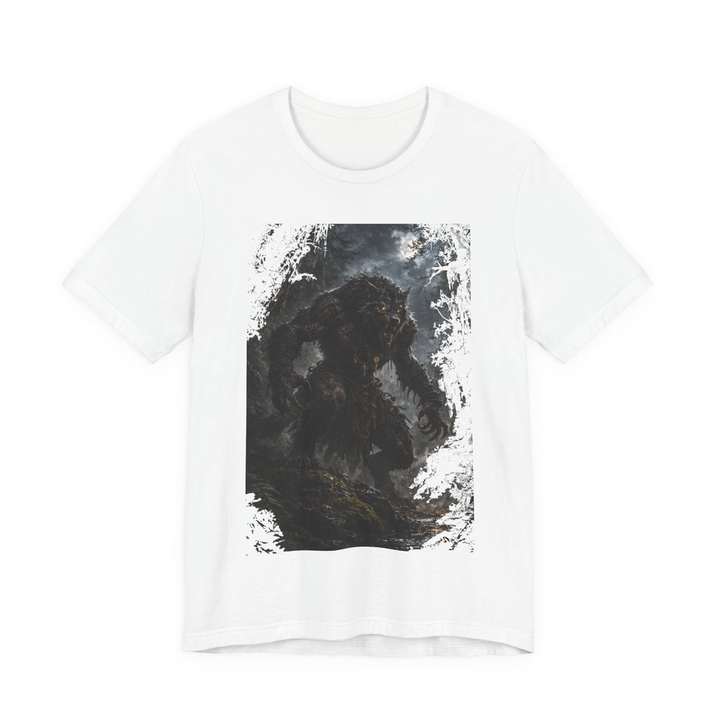 Were wolf in Dark Forest -A Mythocal Monster from the past! Graphic Tee