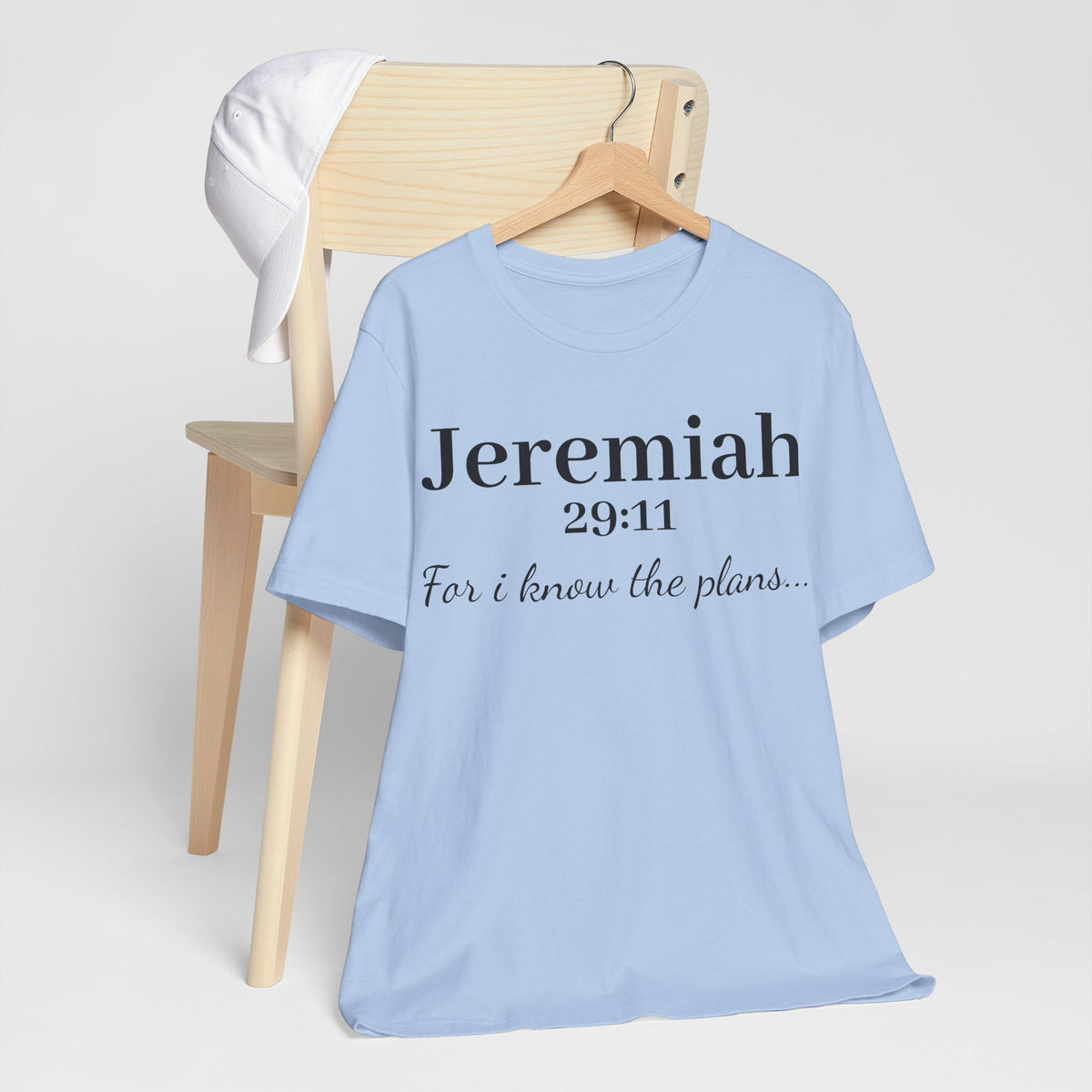 Jeremiah 29:11 Scripture T-Shirt — "For I Know the Plans" Christian Tee