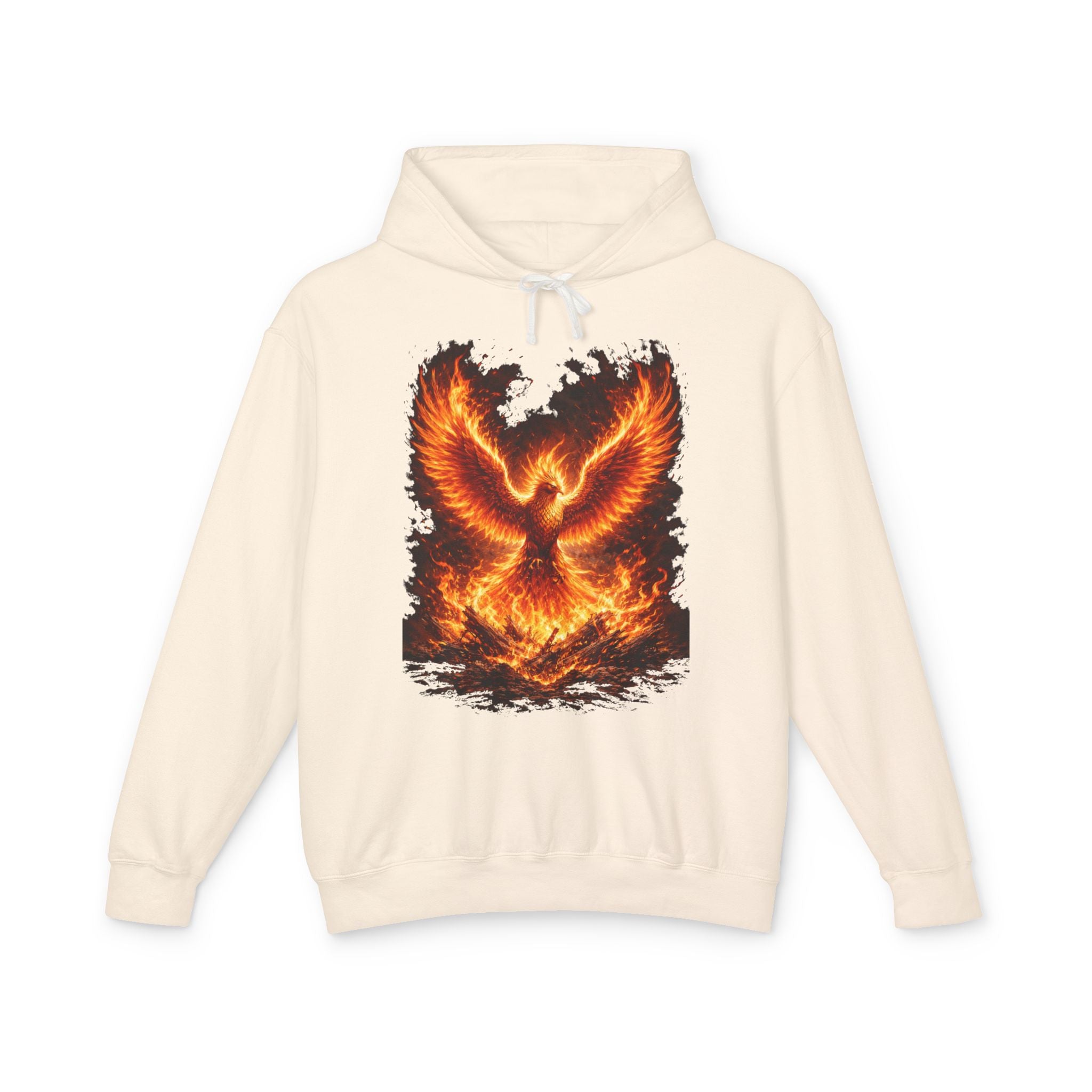 Phoenix Fire Hoodie – Flaming Phoenix Graphic Hooded Sweatshirt