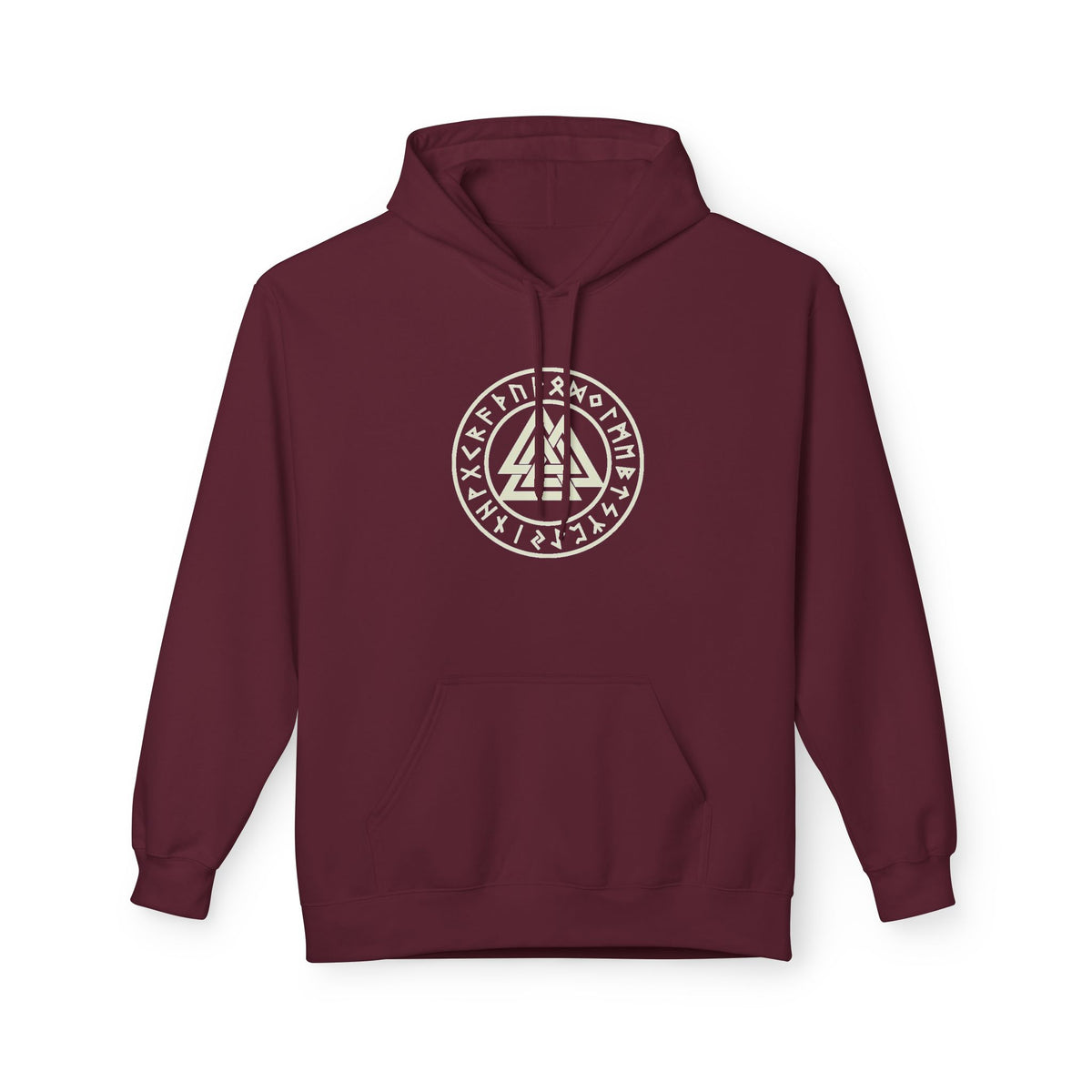 Viking  Rune Hoodie — Valknut Rune  — Norse Viking Symbol for the slain warrior