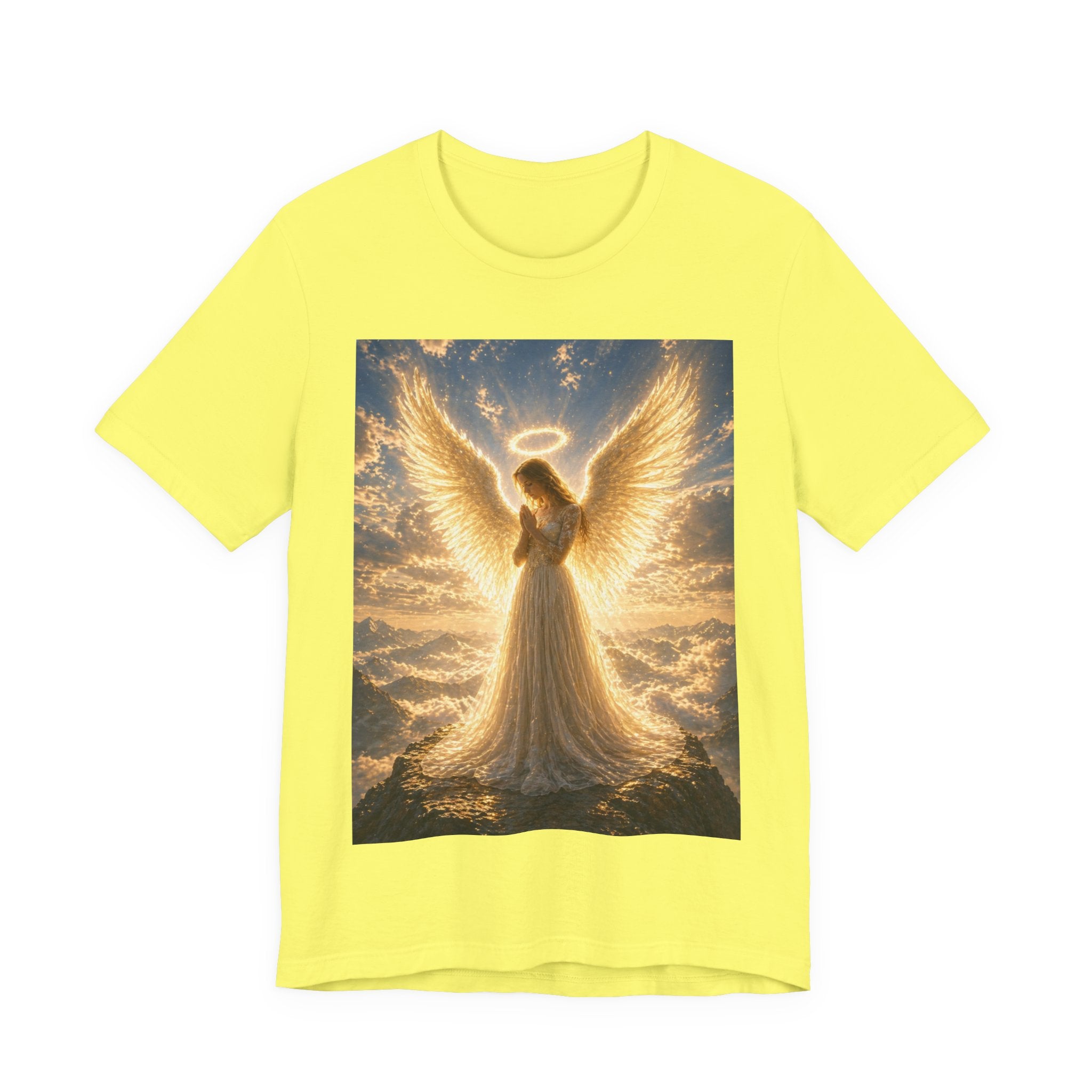 Angle praying Unisex Jersey Short Sleeve Tee