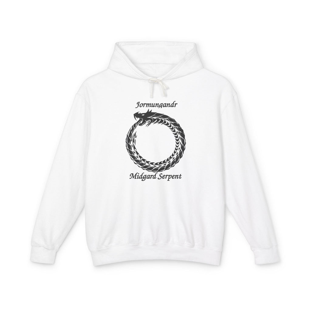Jörmungandr Midgard Serpent Hoodie – Jormungandr Ouroboros Mythic Graphic Hoodie