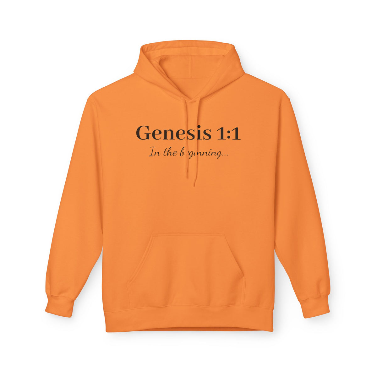 Genesis 1:1 Hoodie — "In the Beginning" Scripture Pullover