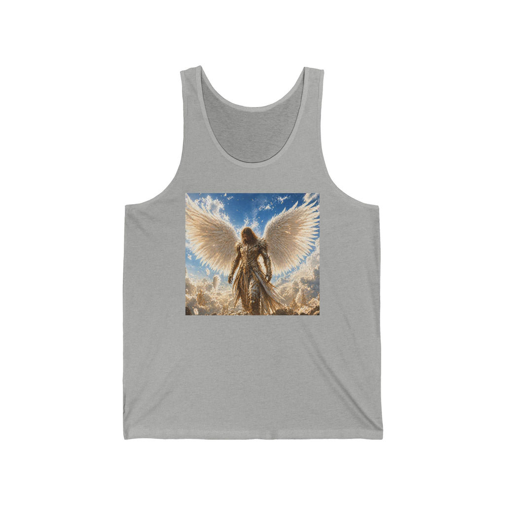 Angel Wings Tank Top — Heavenly Guardian Graphic Jersey Tank