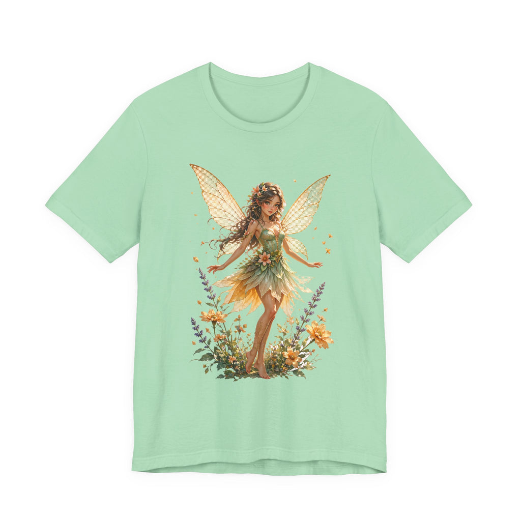 Fairy Garden T-Shirt — Vintage Floral Fairy Illustration Tee
