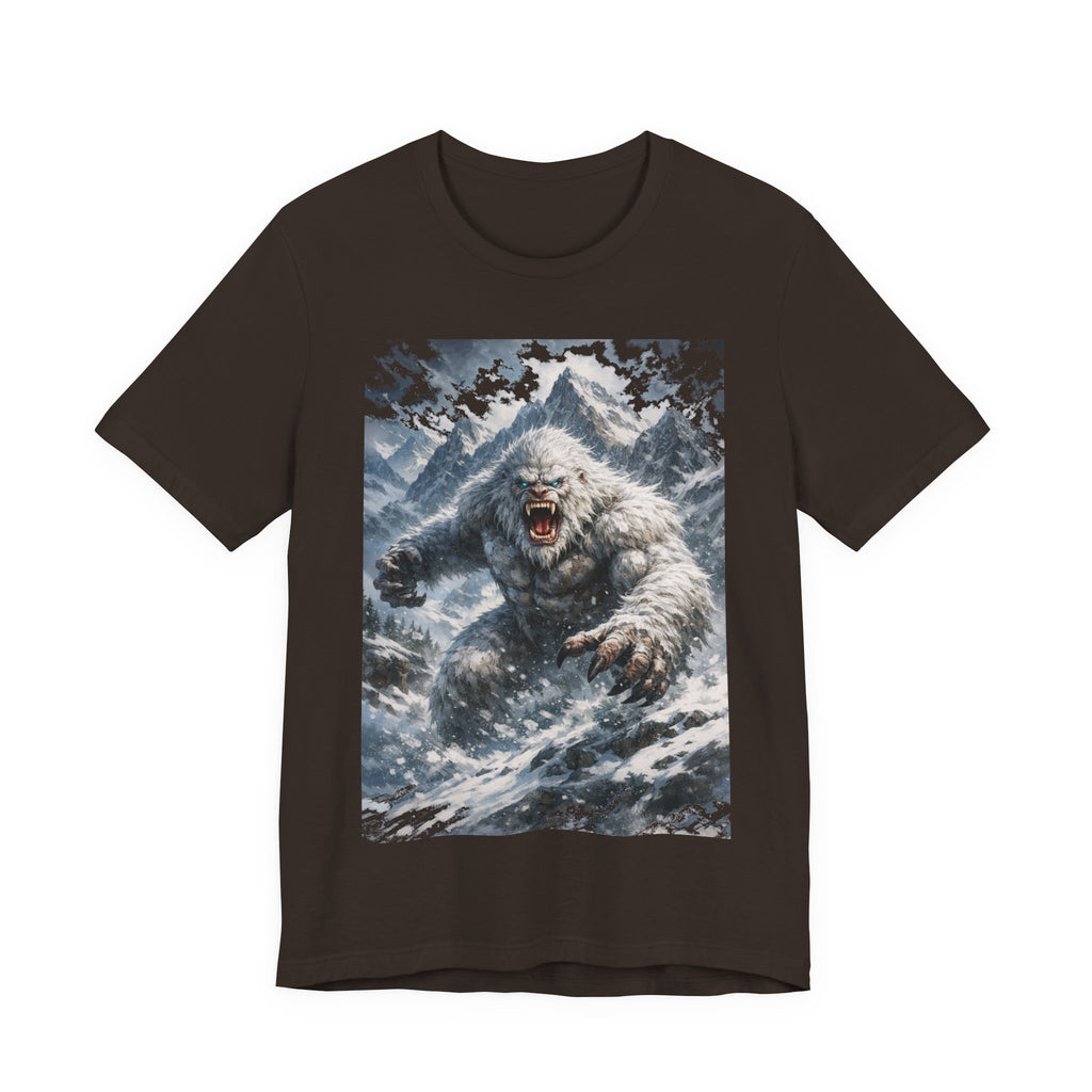 Yeti Monster Tee — Snowy Mountain Sasquatch Graphic T-Shirt