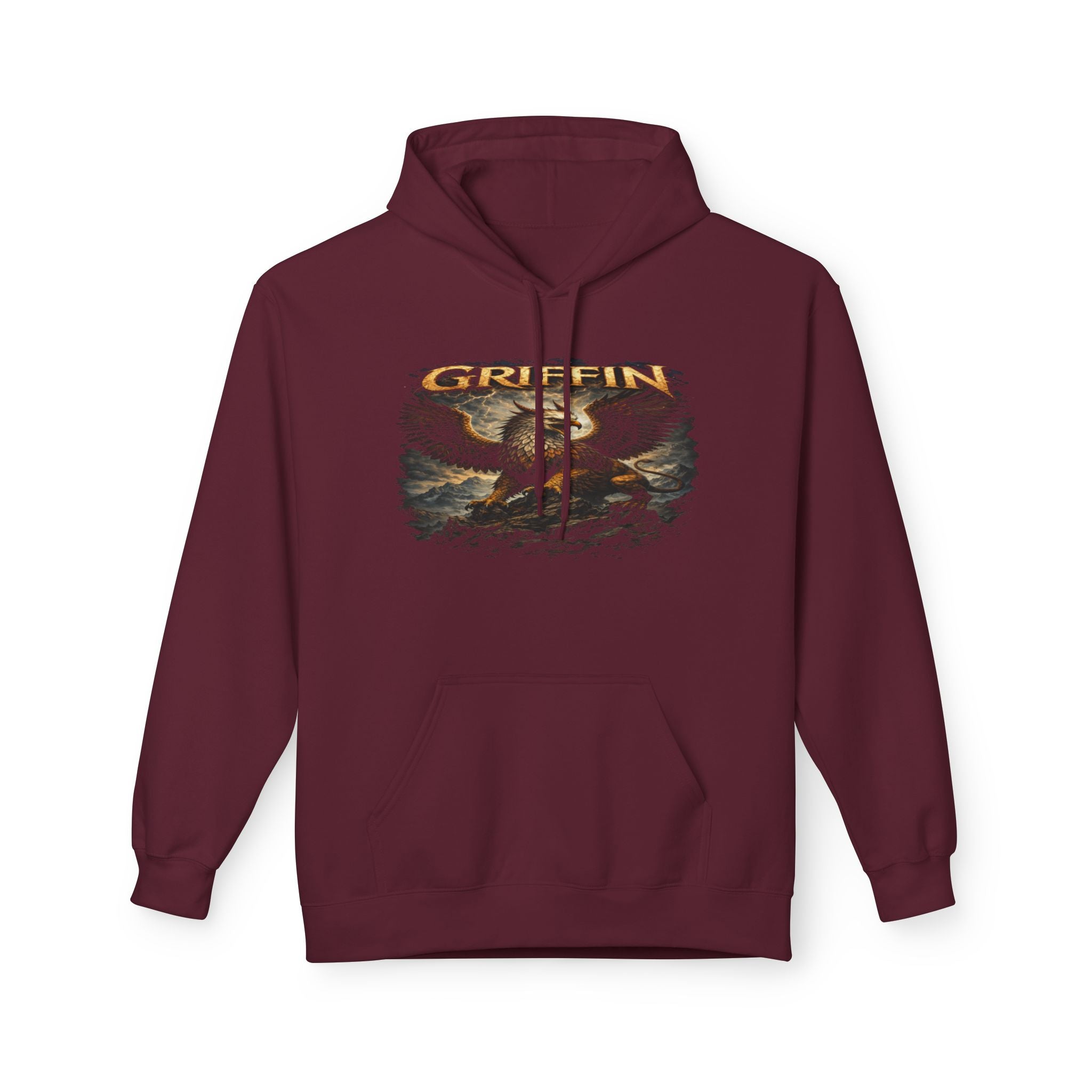 Griffin Graphic Hoodie - Mythical Eagle Design