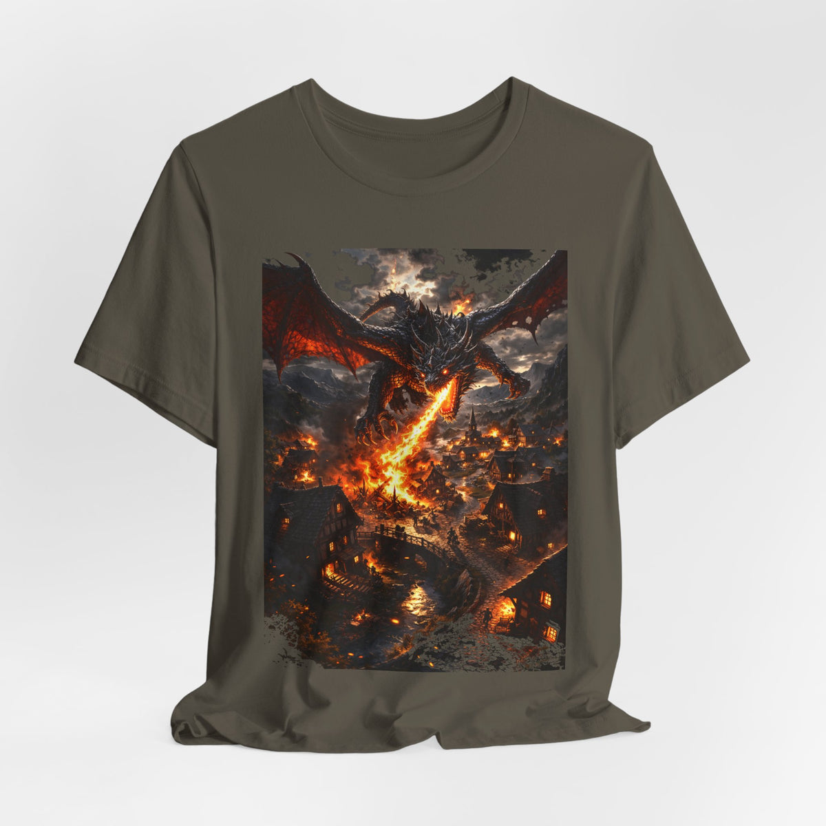 Dragon Fire T‑Shirt — Epic Fire‑Breathing Dragon Graphic Tee