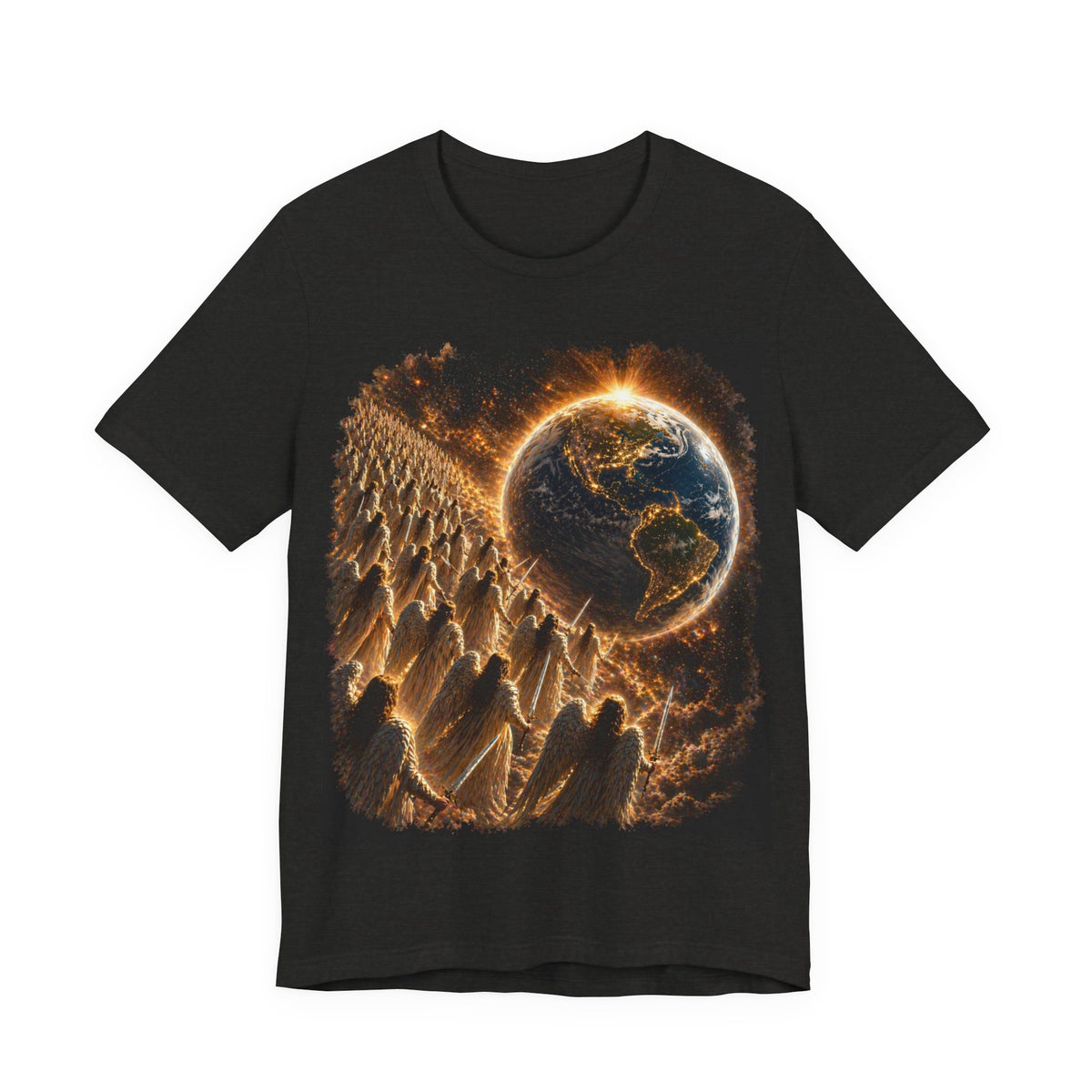 Angles coming back to Earth  Graphic Tee — To fight evil at the end of times!