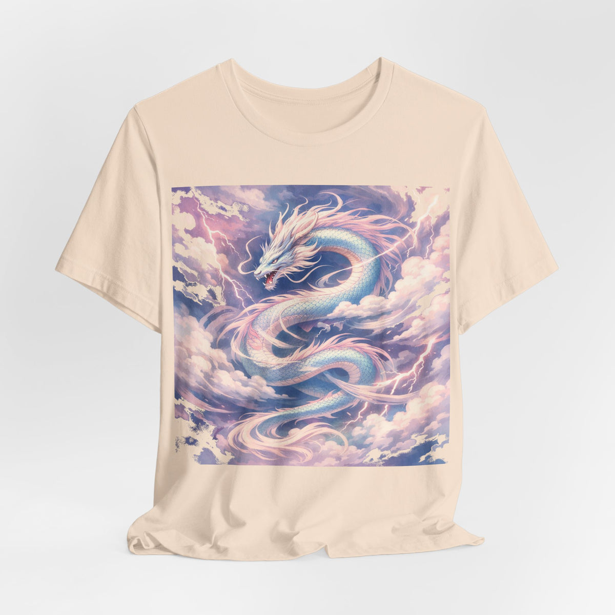 Pastel Sky Dragon T-Shirt — Ethereal Dragon Graphic Tee