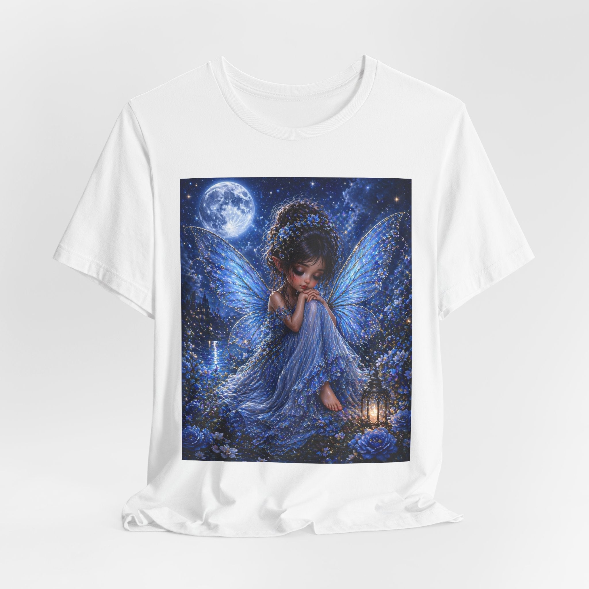 Blue Moon Fairy T-Shirt — Nighttime Fantasy Angel Tee