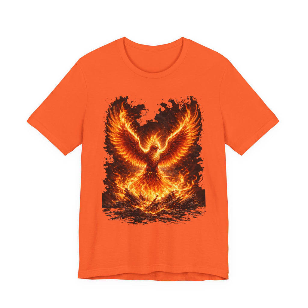 Phoenix Fire Graphic Tee — Rising Flame Mythical Bird T-Shirt