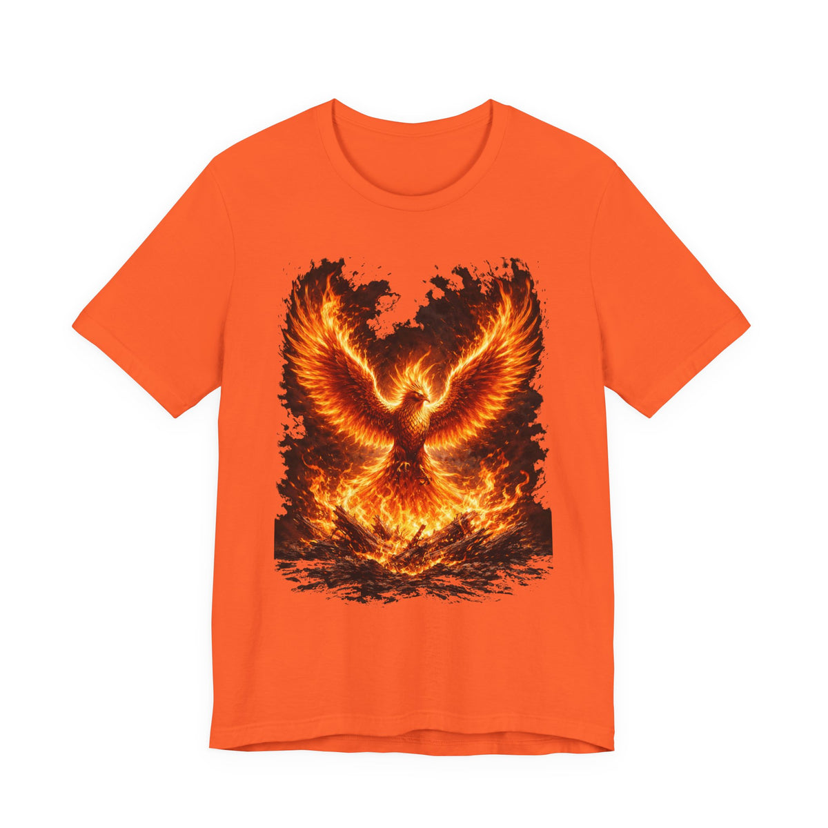 Phoenix Fire Graphic Tee — Rising Flame Mythical Bird T-Shirt