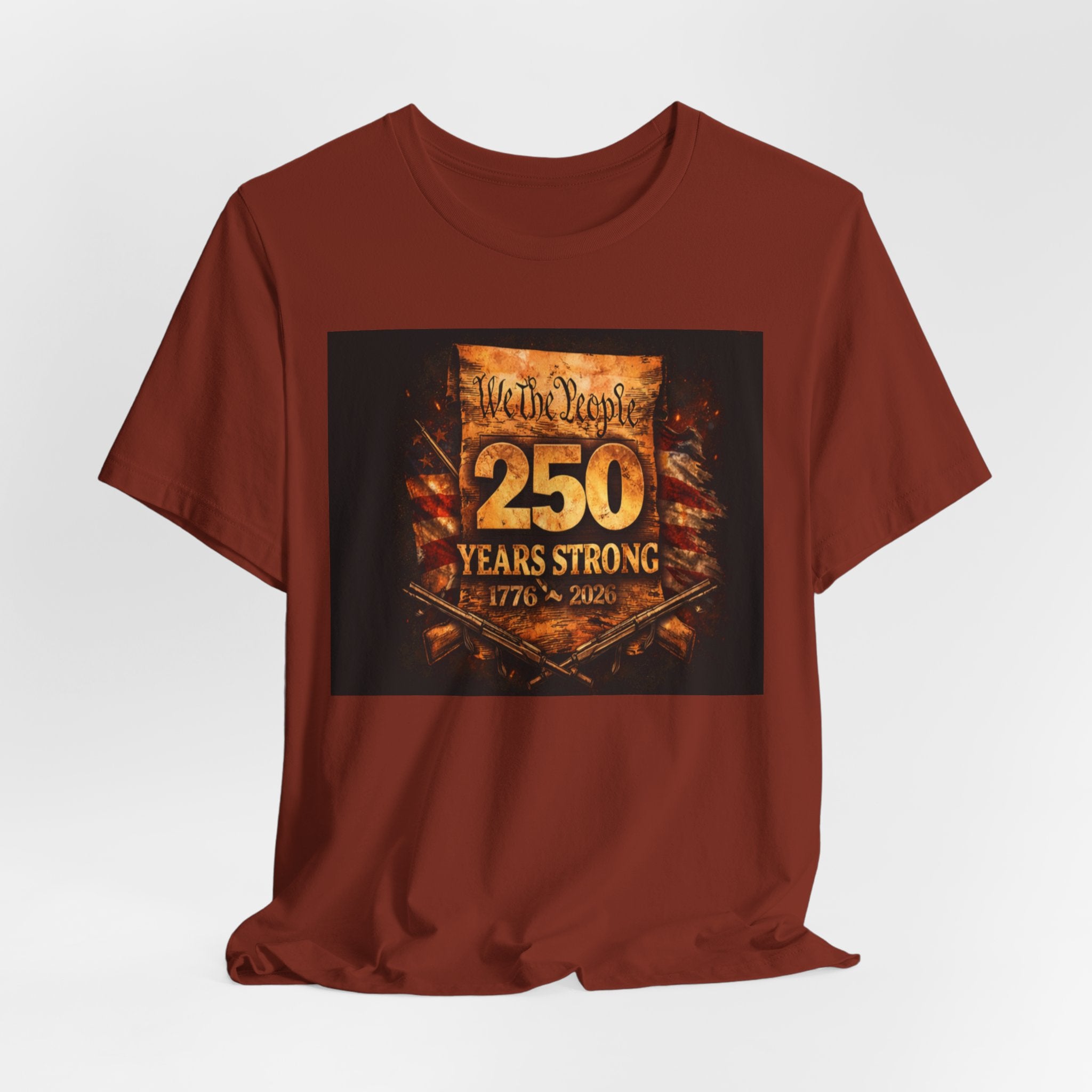 Patriotic 250 Years Strong Tee — 'We the People 1776–2026' Anniversary T‑Shirt