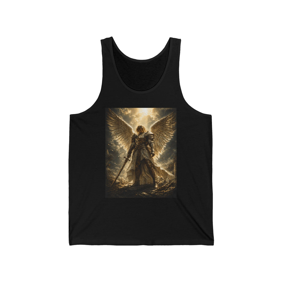 Archangel Graphic Tank Top — Angel Wings Spiritual Art Tank