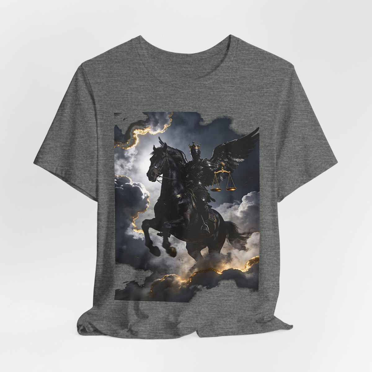 The black horse from Revelation 6:5-6 One of four T-shirt