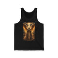 Angel of Fire Tank Top — Fiery Gothic Angel Graphic Tank