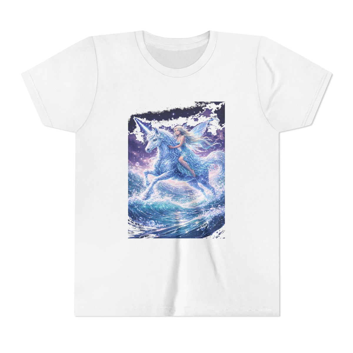 Youth Tee — Magical Unicorn Rider Fantasy Shirt