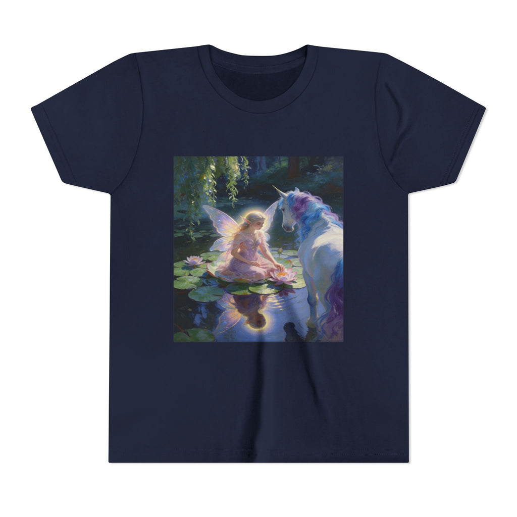 Youth Tee — Fairy and Unicorn Magic Print