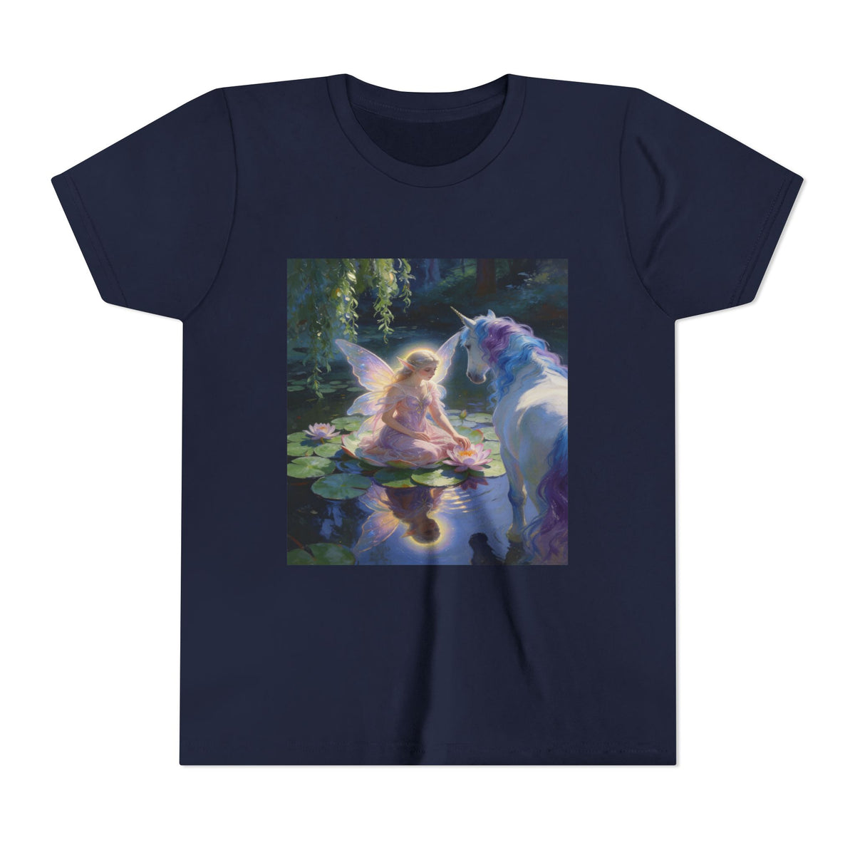 Youth Tee — Fairy and Unicorn Magic Print