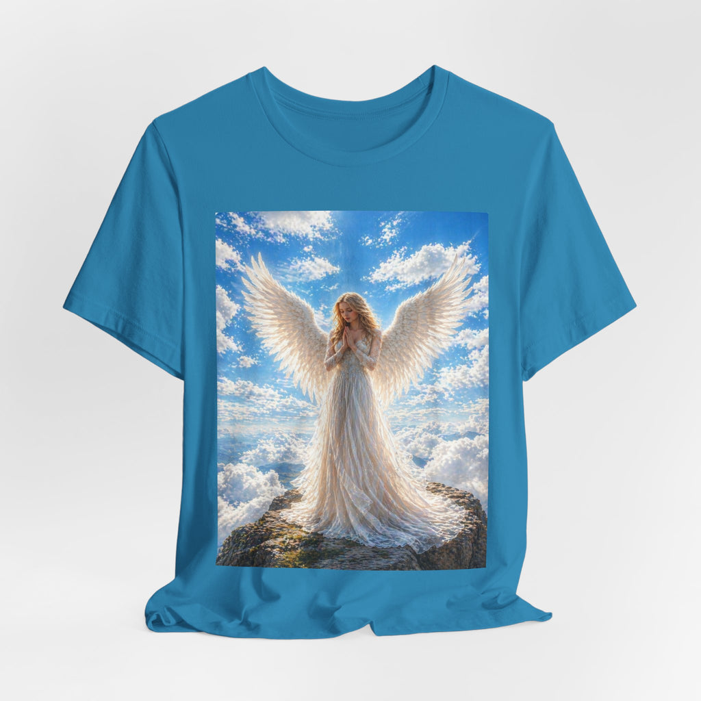 Angel Wings T-Shirt — Serene Guardian Angel Graphic Tee