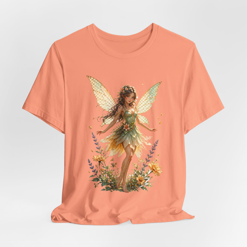 Fairy Garden T-Shirt — Vintage Floral Fairy Illustration Tee