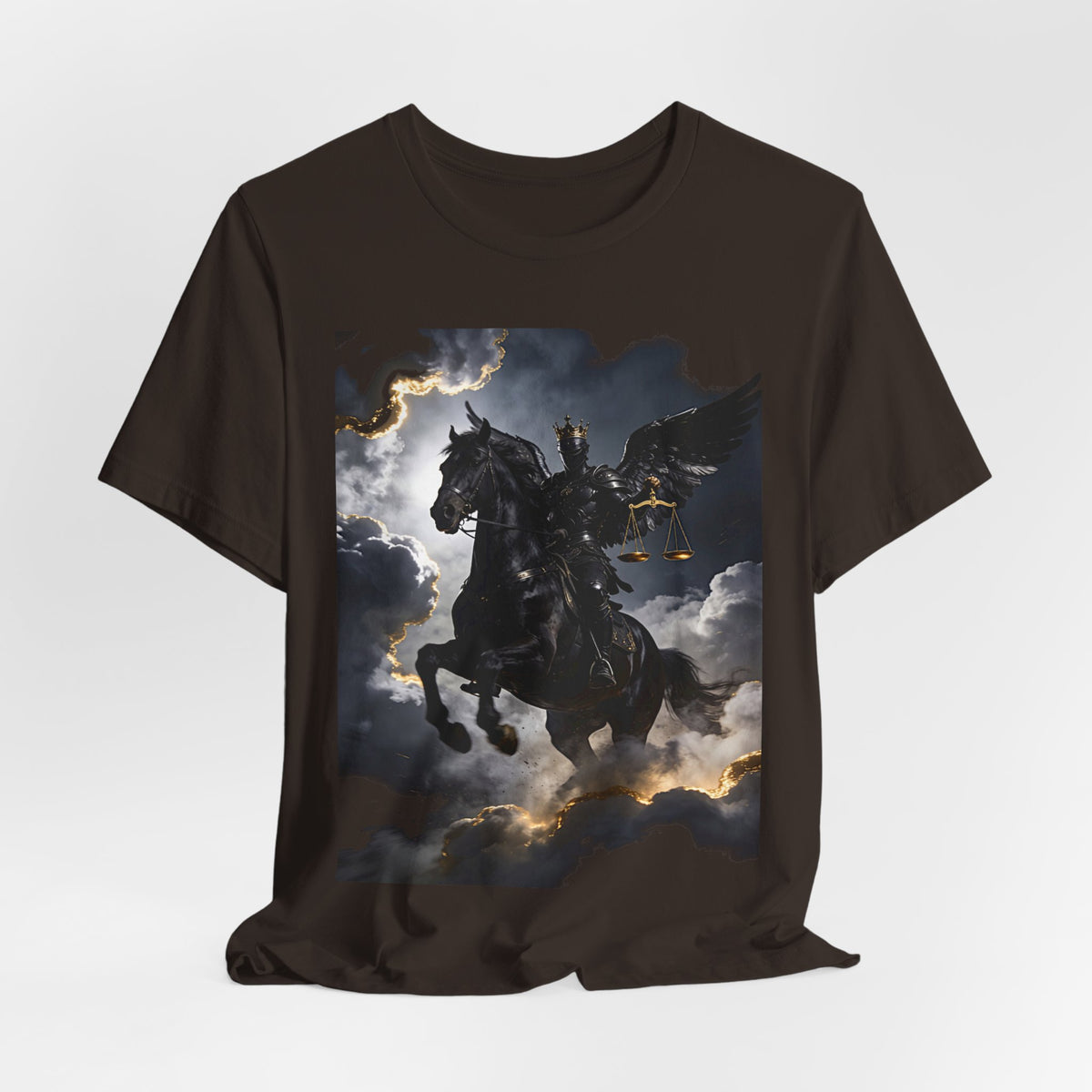The black horse from Revelation 6:5-6 One of four T-shirt