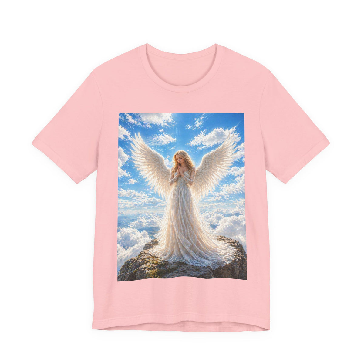 Angel Wings T-Shirt — Serene Guardian Angel Graphic Tee