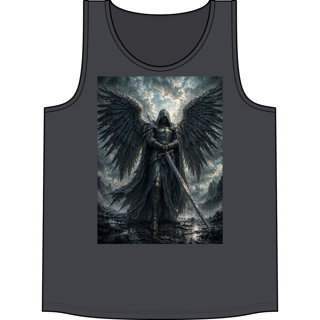 Dark Angel Warrior Tank Top — Gothic Fantasy Concert Tank