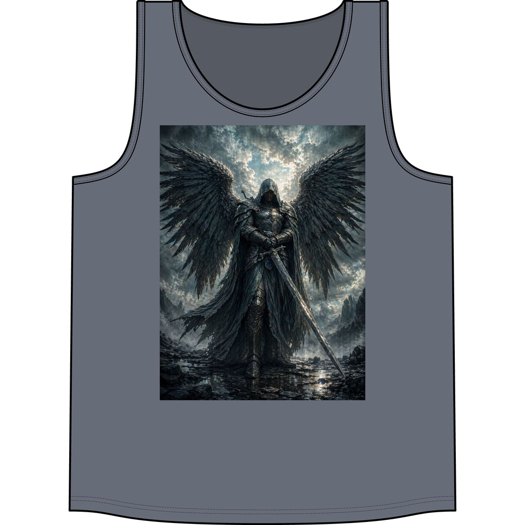 Dark Angel Warrior Tank Top — Gothic Fantasy Concert Tank