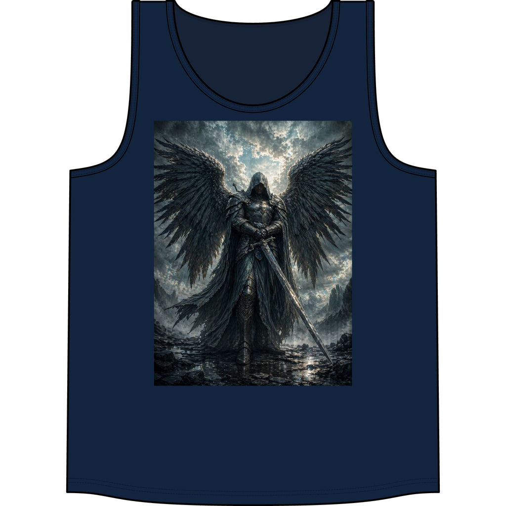 Dark Angel Warrior Tank Top — Gothic Fantasy Concert Tank