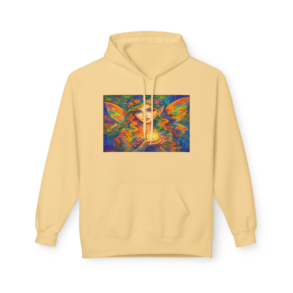 Psychedelic Butterfly fairy cotton Hoodie - Vibrant Tie-Dye Art Pullover