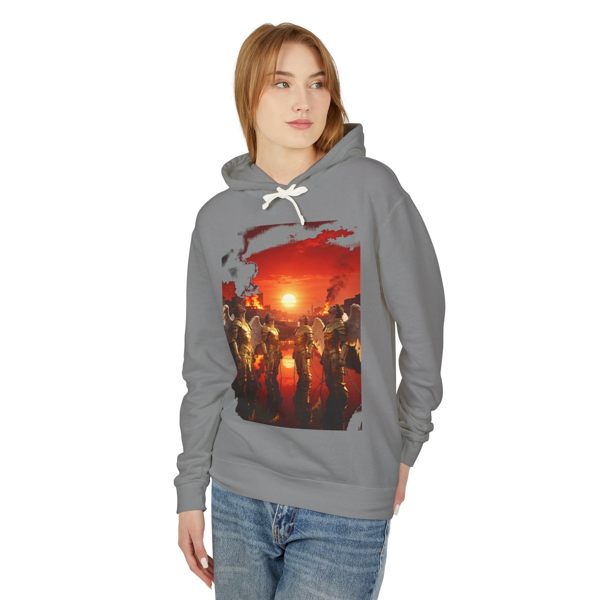 Revelation 9 reveals four fallen angels bound in the Euphrates River Graphic Pullover