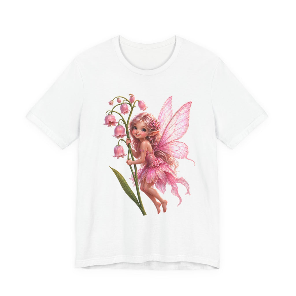 Pink Lily Fairy T-Shirt — Cute Floral Fairytee for Kids & Adults