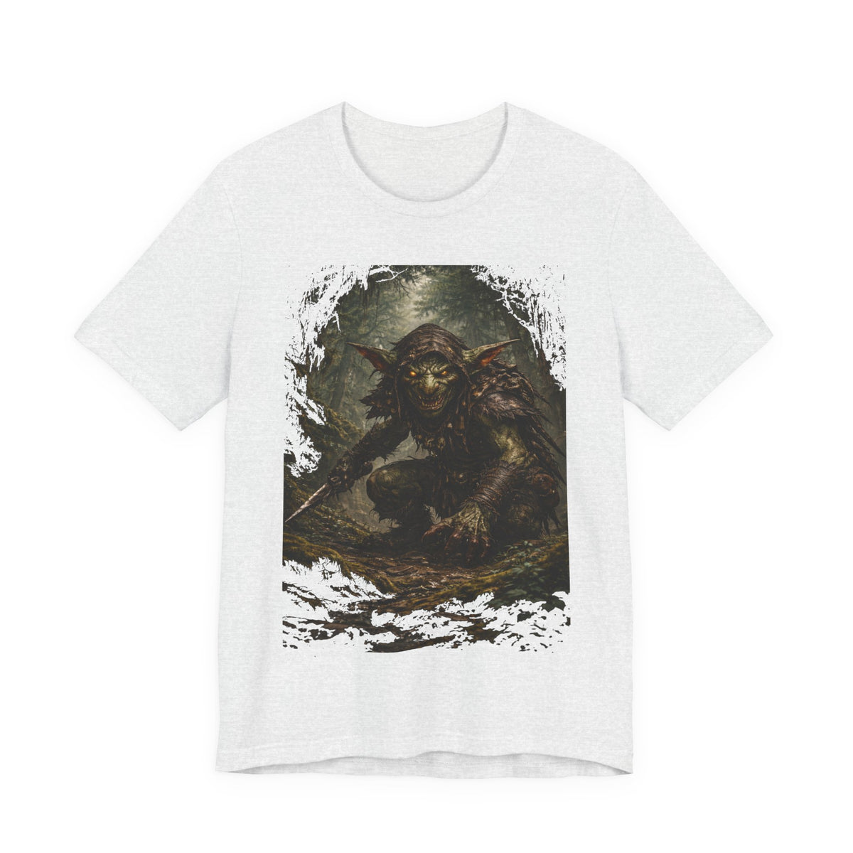 Goblin Warrior Graphic Tee — Dark Fantasy Monster T‑Shirt
