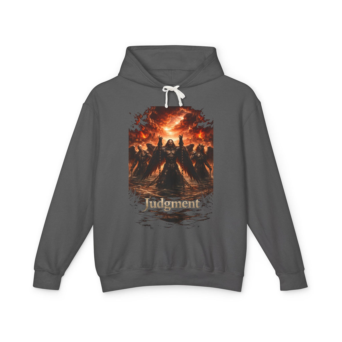 Judgment Hoodie — Apocalyptic Angel Graphic Hoodie