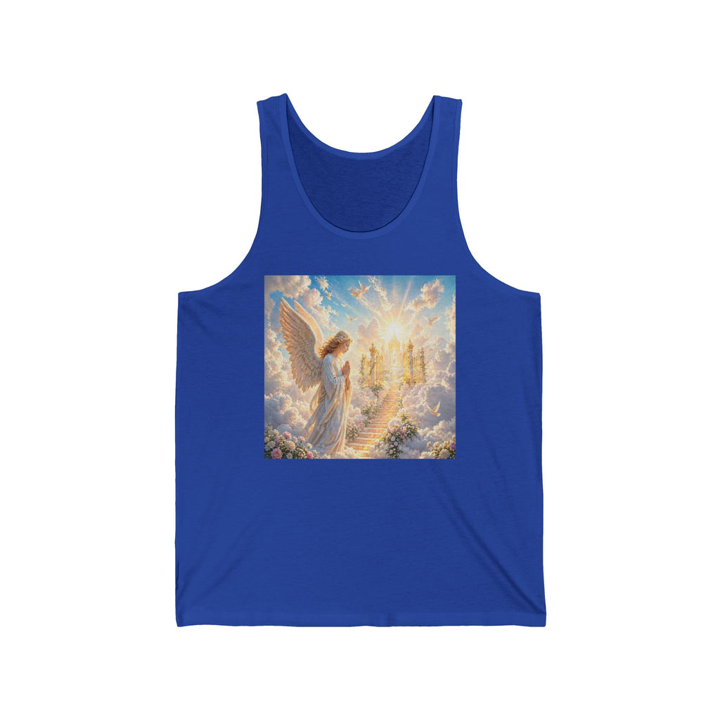 Angel Guardian Tank Top — Heavenly Wings & Stairway to Light Spiritual Tank