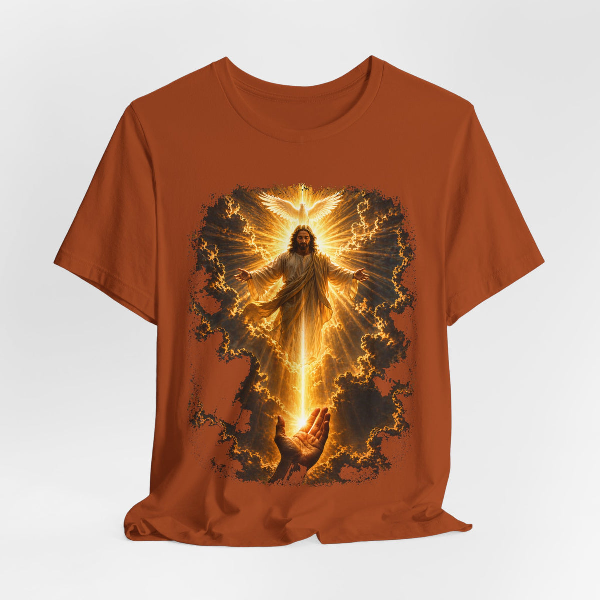 Jesus Ascension Tee — Radiant Resurrection Christian T‑Shirt
