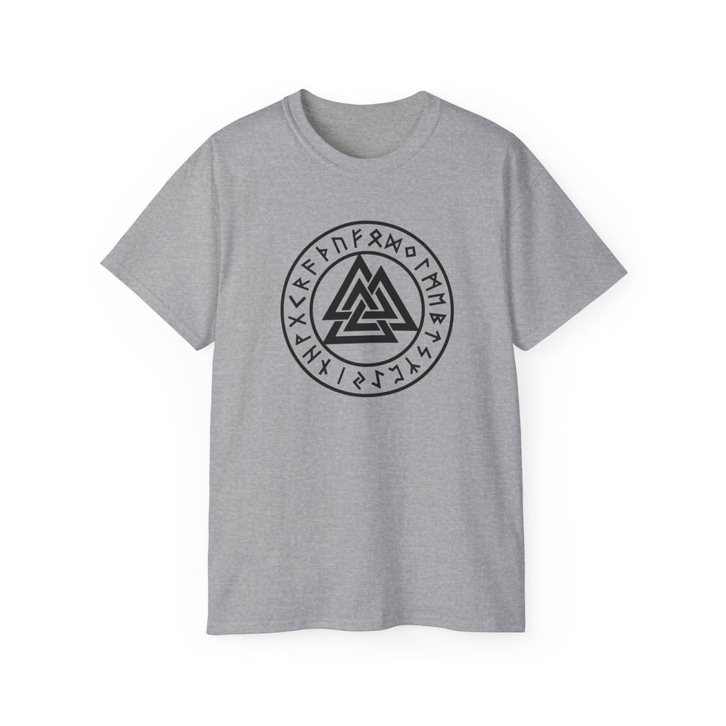 The Valknut – The Symbol of the Fallen Warriors-cotton T‑Shirt —