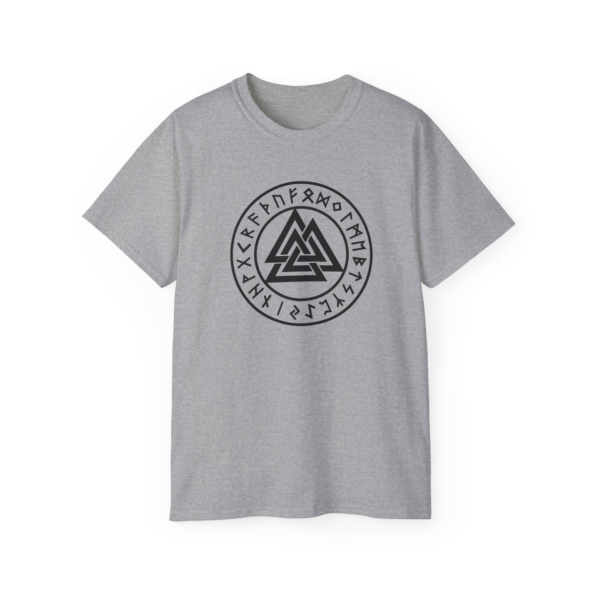 The Valknut – The Symbol of the Fallen Warriors-cotton T‑Shirt —