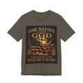 One Nation Under God T-Shirt – Patriotic Christian Flag Tee