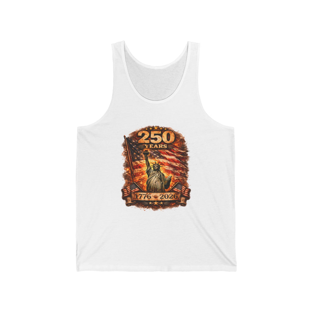 250 Years Statue of Liberty Tank Top — 1776–2026 Patriotic Anniversary Tank