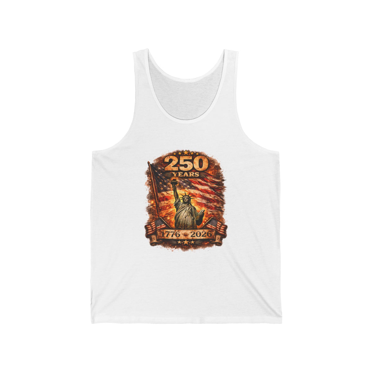 250 Years Statue of Liberty Tank Top — 1776–2026 Patriotic Anniversary Tank